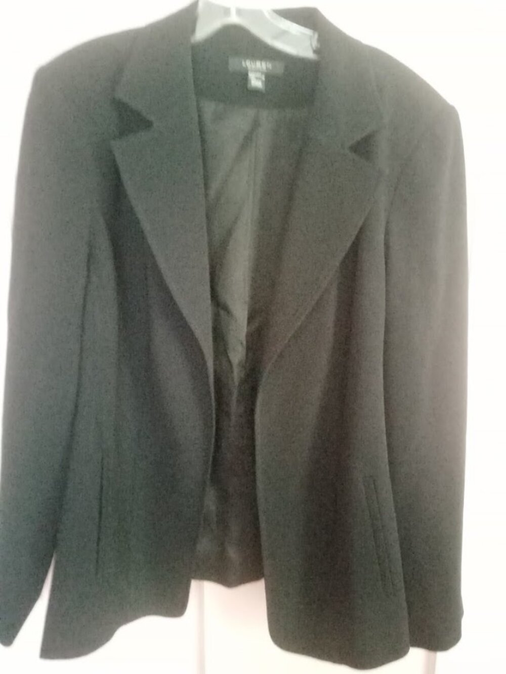 Open Front Jacket Pure Black